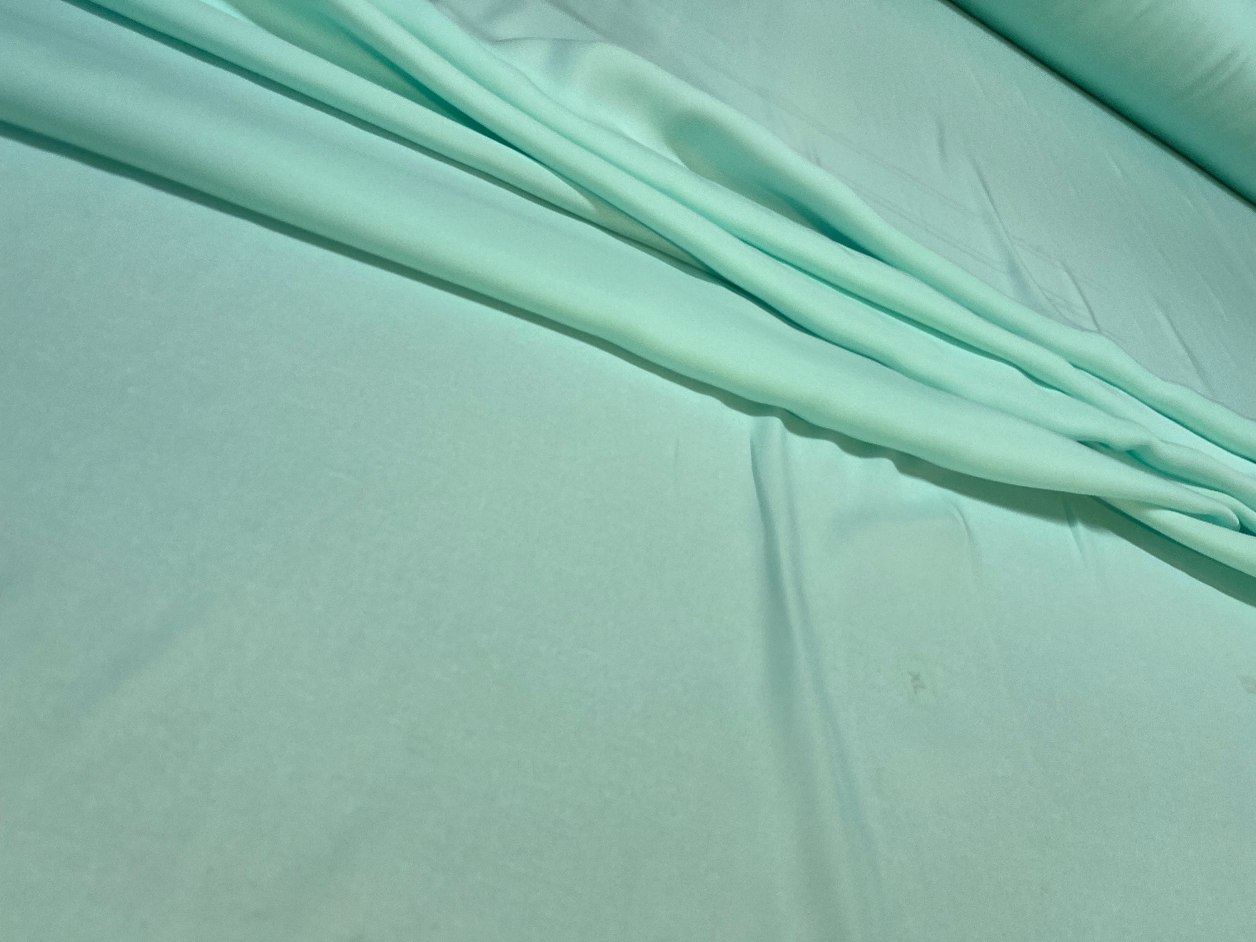 Satin Fabric for Dressmaking, Eveningwear & Lingerie – Honeydew Green, 150cm