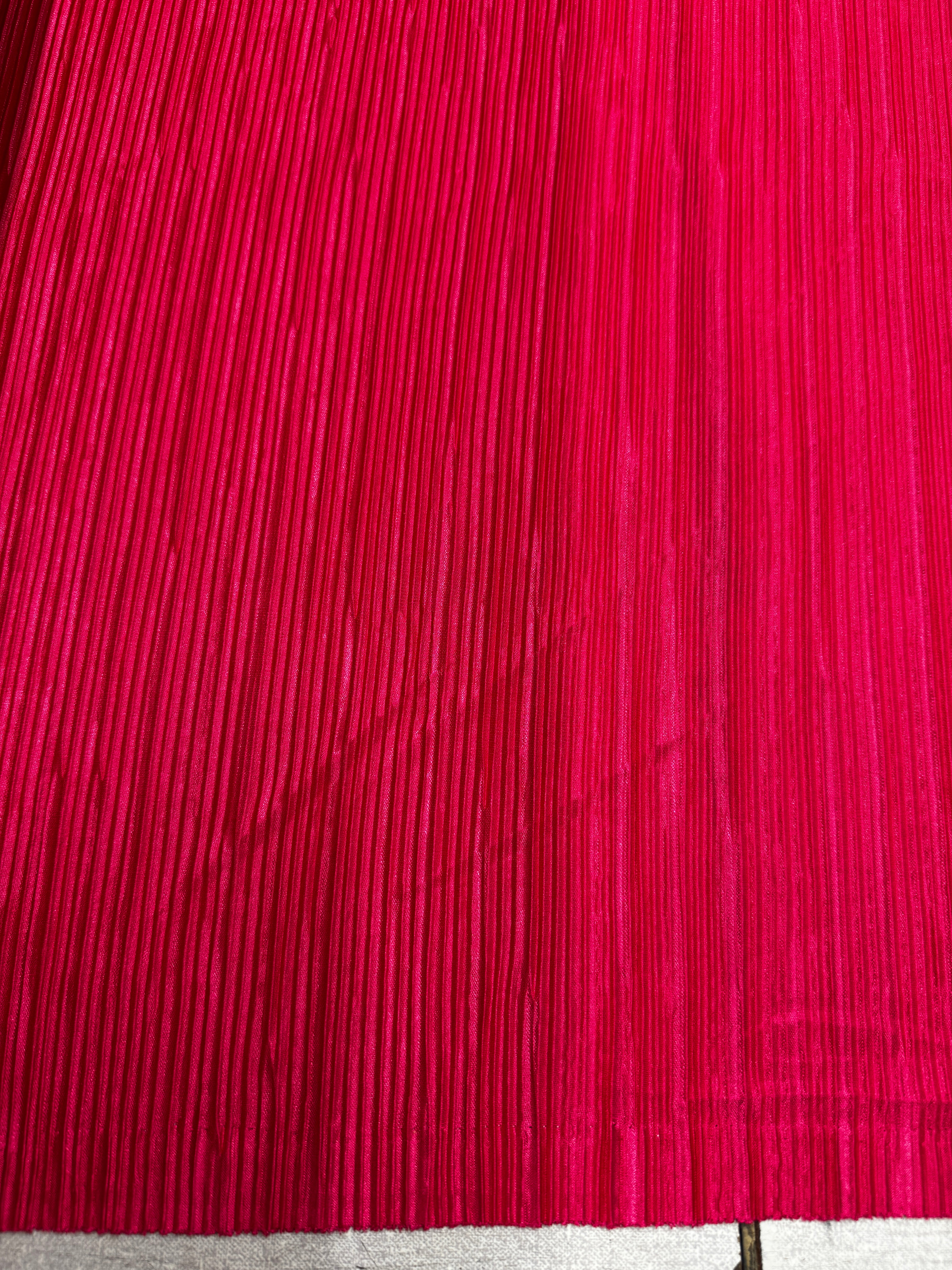 Hot Pink Plissé Pleated Fabric – Prisecco Textured Stretch Fabric, 58 Inch Wide Dress & Occasion Fabric