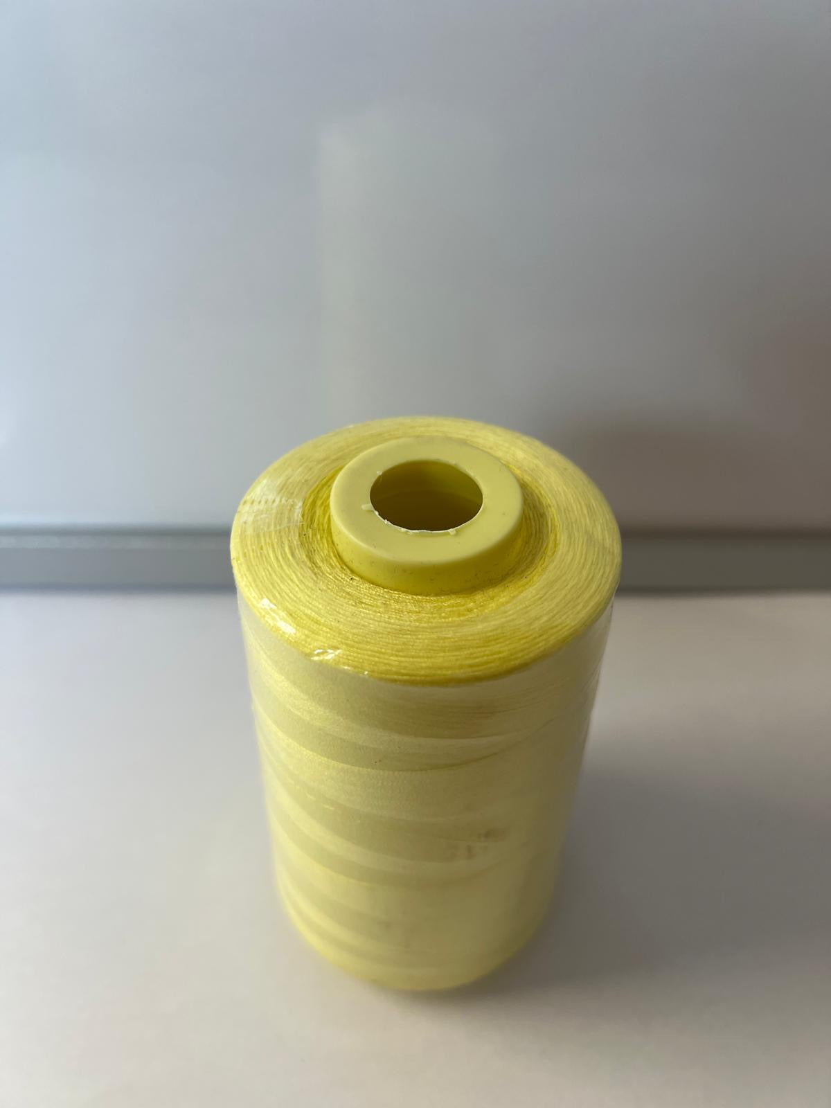 Yellow Spun Polyester Sewing Thread Cone-5000 Yds