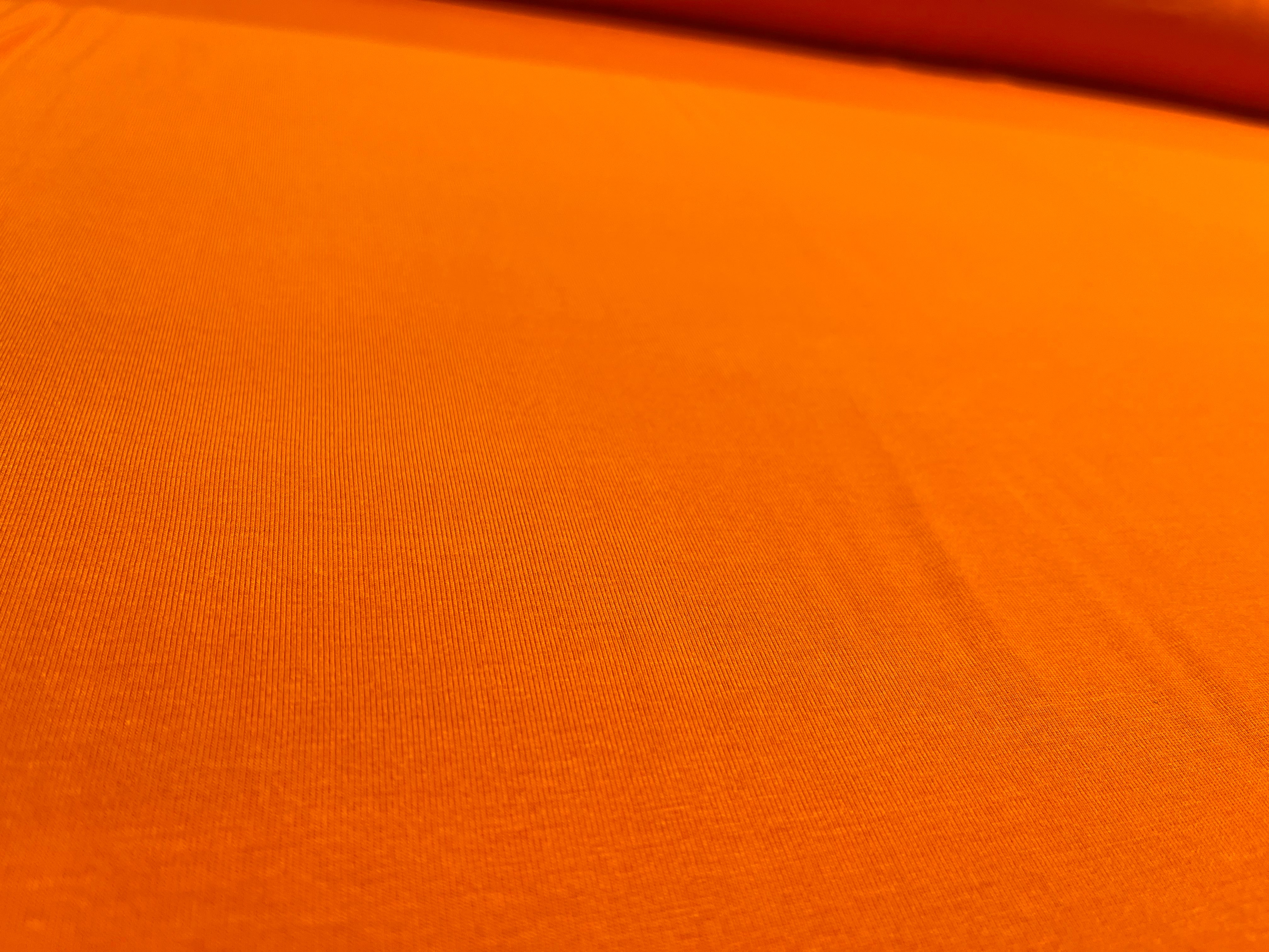 Bright Orange Viscose Fabric – Soft Breathable Stretch Fabric, 151 cm Wide