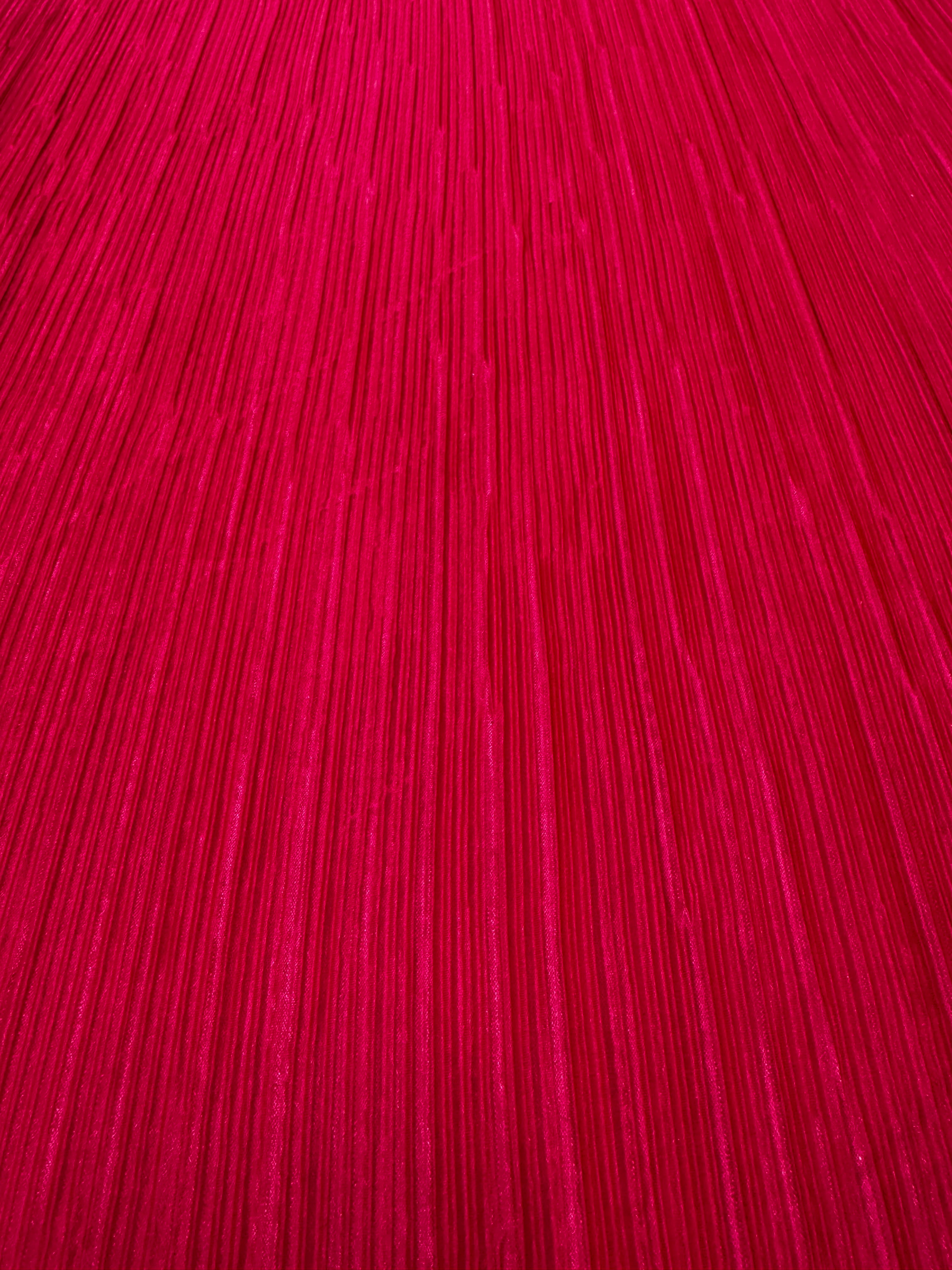 Hot Pink Plissé Pleated Fabric – Prisecco Textured Stretch Fabric, 58 Inch Wide Dress & Occasion Fabric