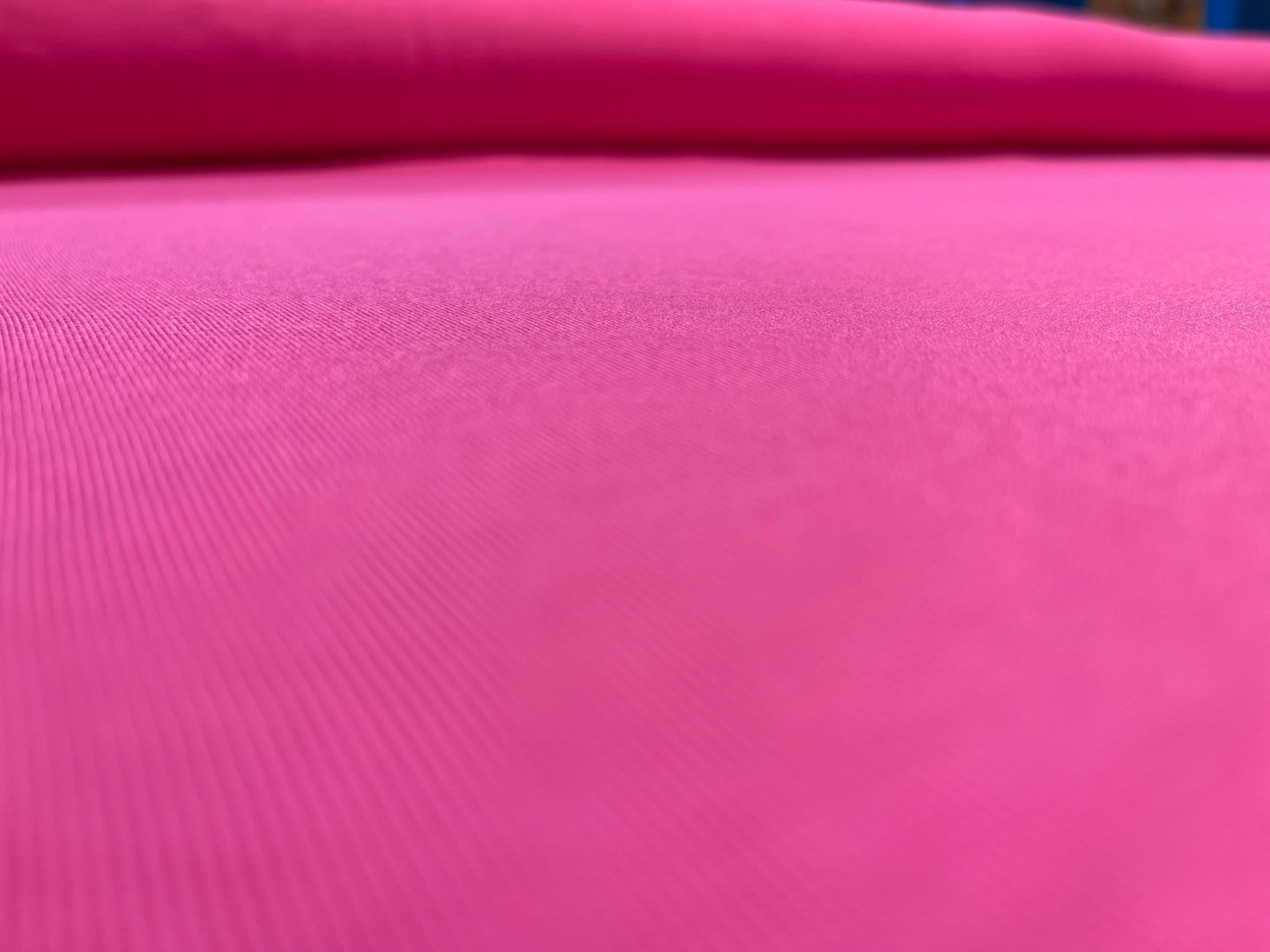 Hot Pink Viscose Fabric – Soft Breathable Stretch Fabric, 151 cm Wide
