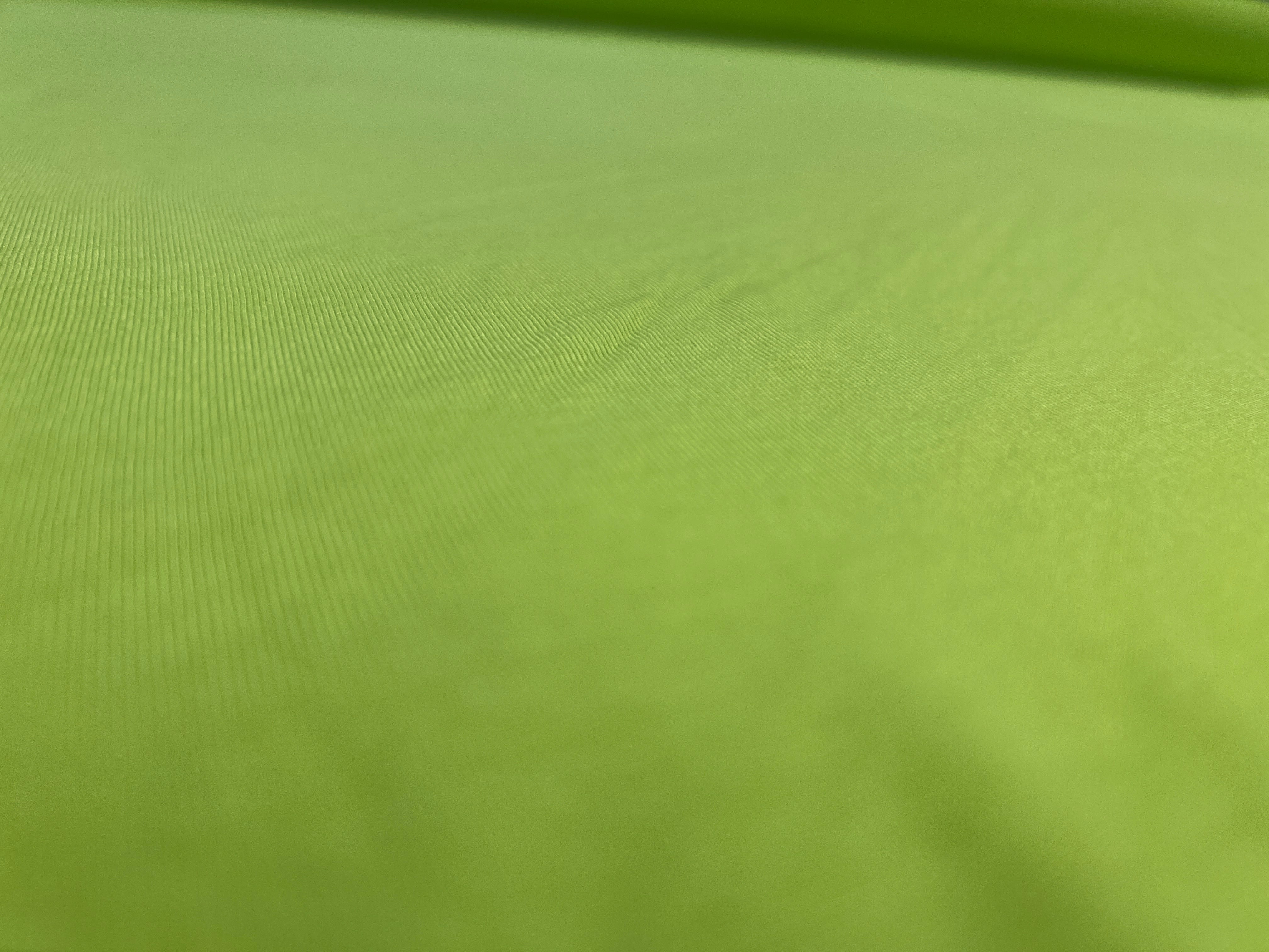 Lime Green Viscose Fabric – Soft Draping Dress material, 150cm Wide