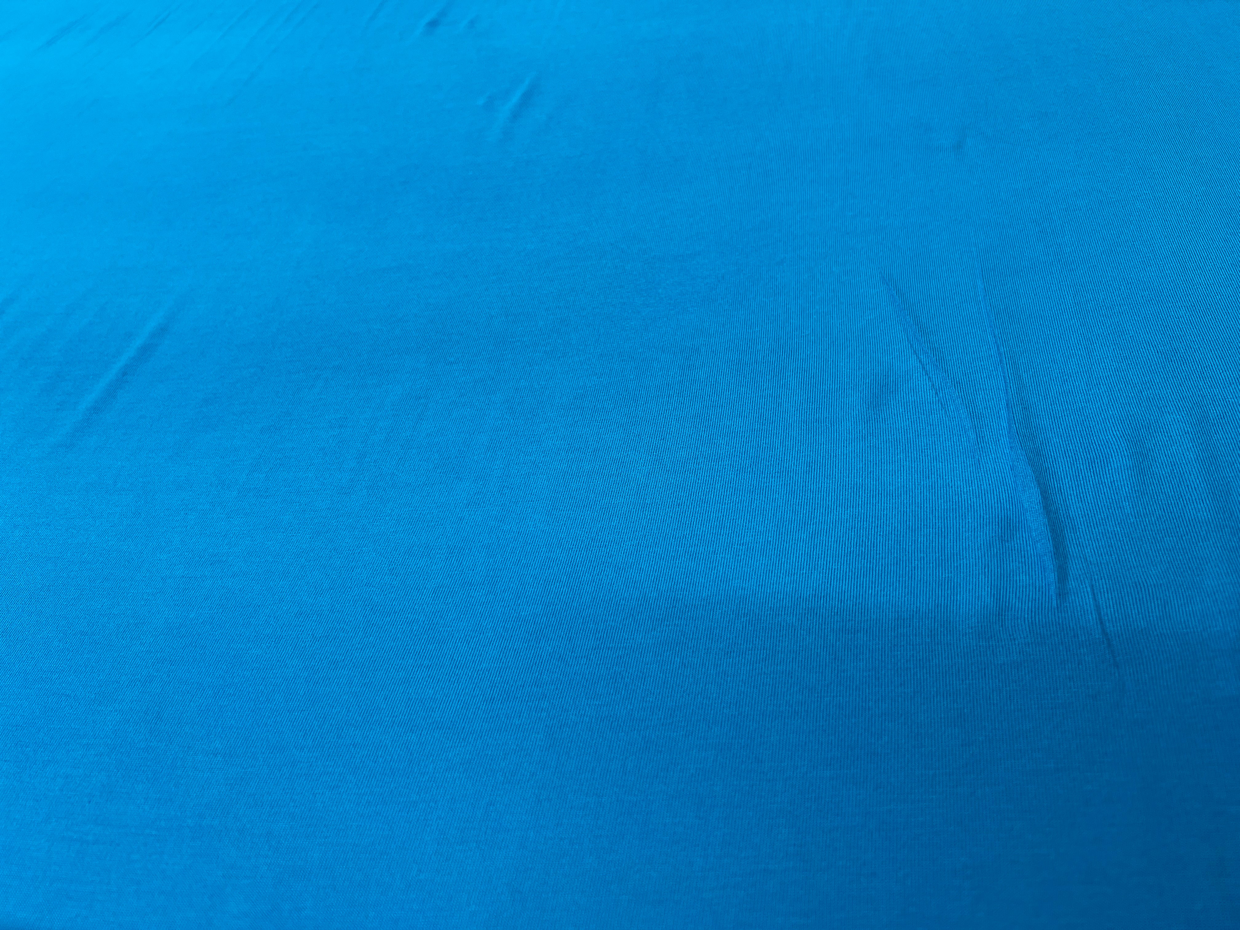 Turquoise Blue Viscose Fabric – Soft Draping Dress Material, 153cm Wide