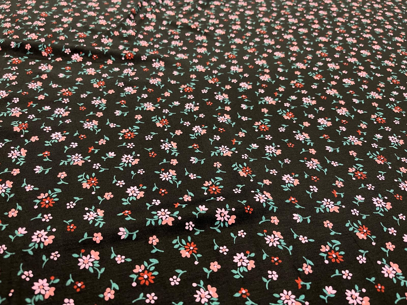 Luxury Red Rose Viscose Fabric 165cm wide
