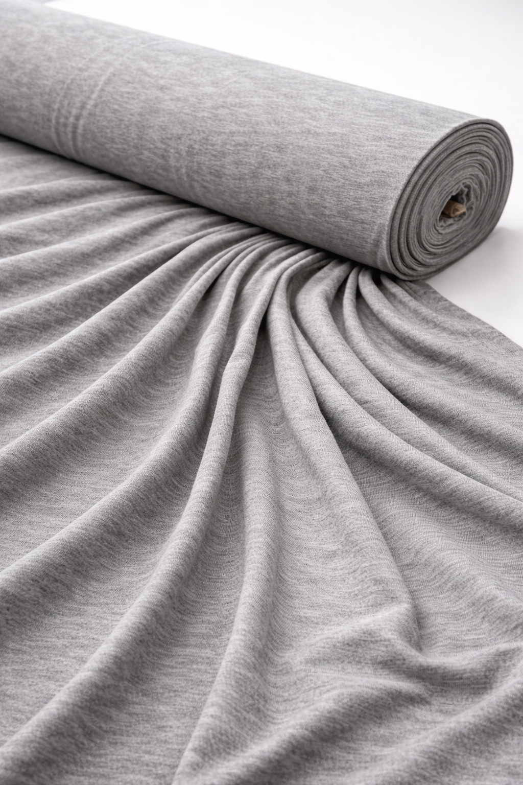 Premium Grey Marl Viscose Elastane Fabric – 150cm Wide Super Soft Stretch Jersey (1m, 3m & 5m Lengths)
