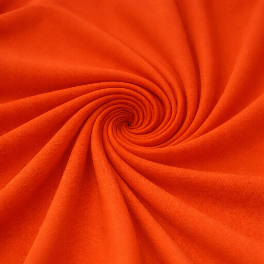 Burnt Orange Viscose Elastane Fabric – 150cm Wide Super Soft Stretch Jersey (1m, 3m & 5m Lengths)