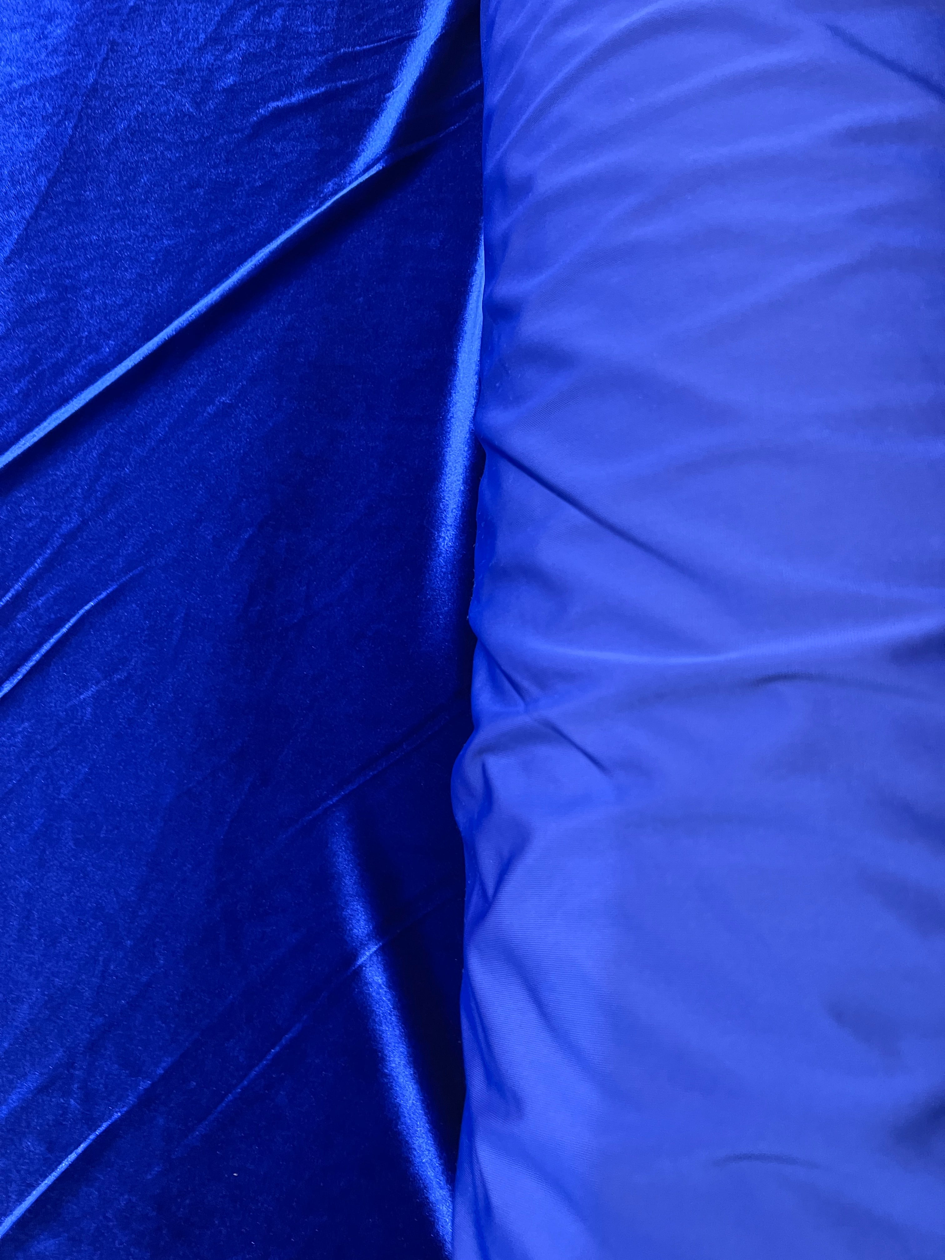 Stretch Velvet Fabric for Dresses, Eveningwear & Costumes – Royal Blue Velour, 150cm