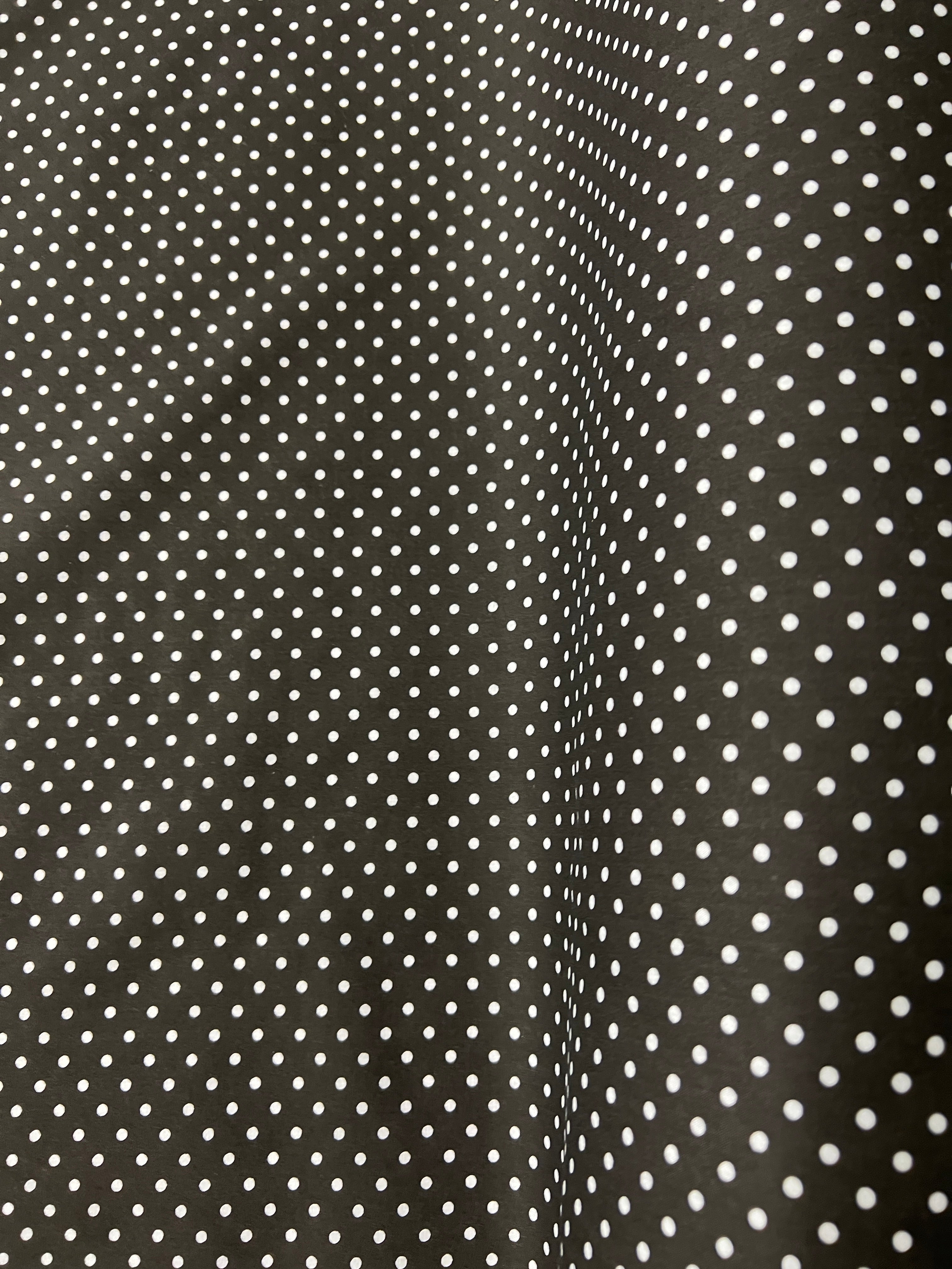 Woven Cotton Fabric for Dressmaking, Quilting & Crafts – Black & White Polka Dot, 120cm