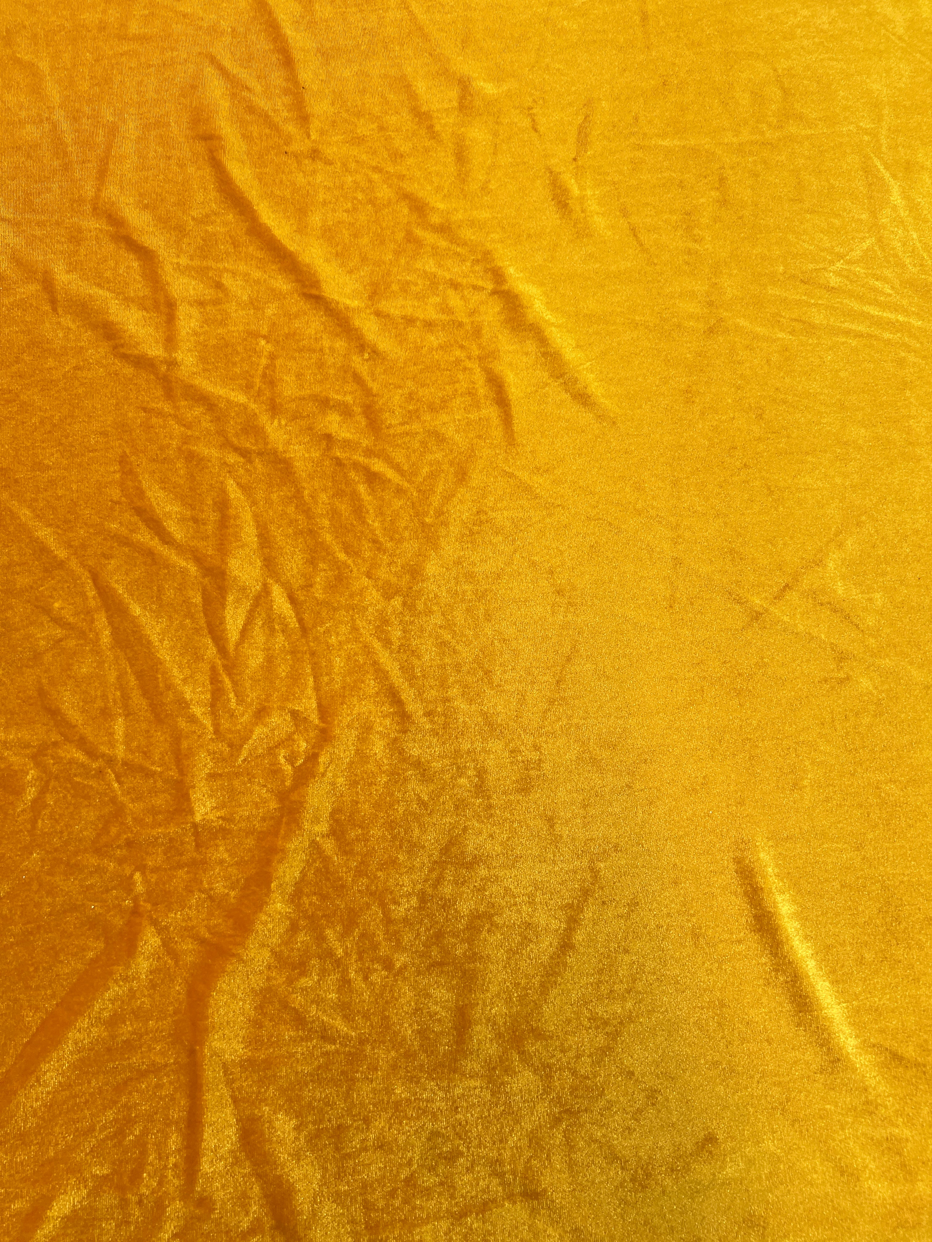 Stretch Velvet Fabric for Dresses, Loungewear & Costumes – Gold, 160cm Wide