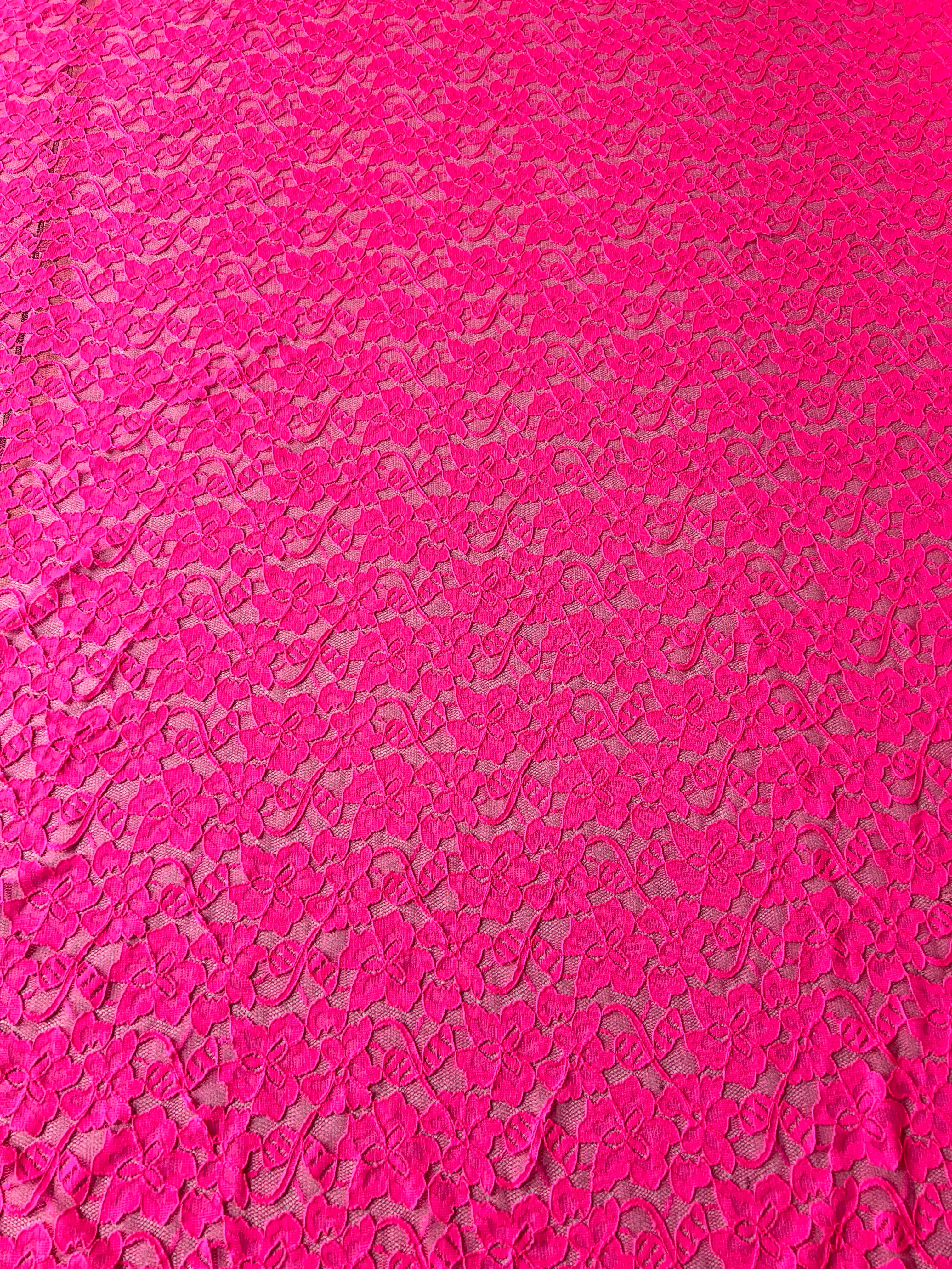 Close-up of pink textured fabric