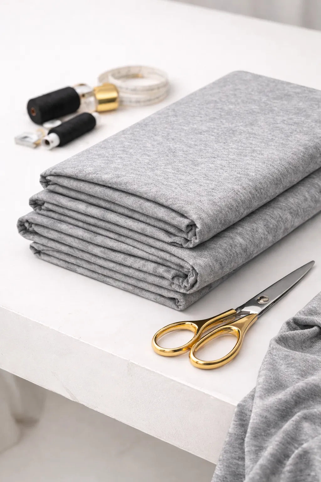 Grey Marl Stretch Jersey ideal for loungewear