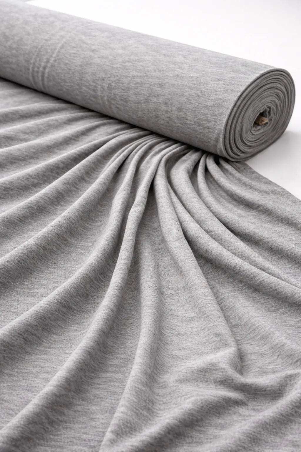 Sewing options with Grey Marl Viscose Elastane Fabric