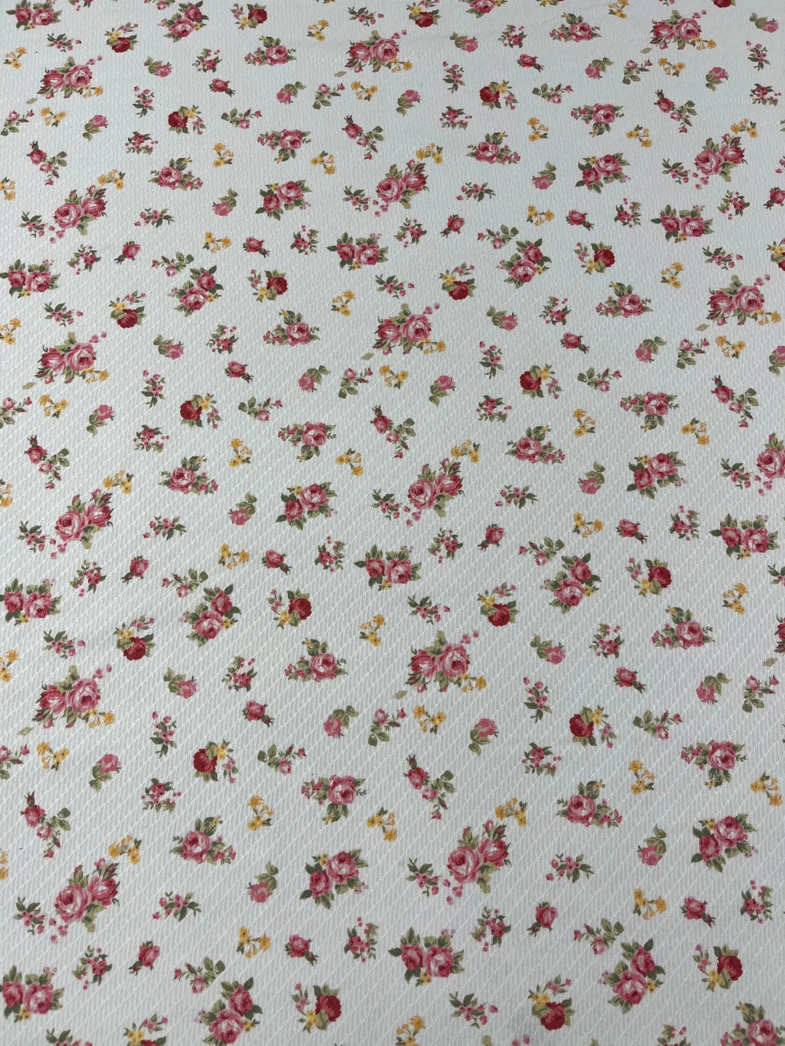 Lightweight floral fabric ideal for dressmaking projects
