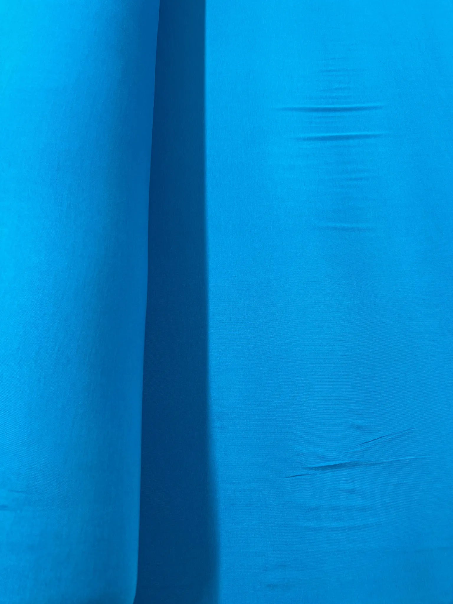 Turquoise Blue Viscose Fabric – Soft Draping Dress Material