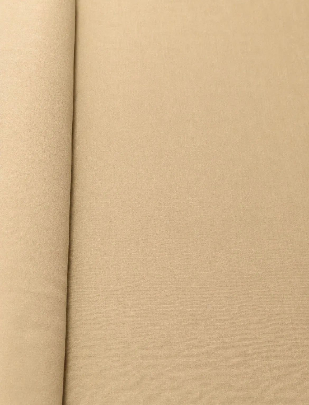 Premium Beige Viscose Fabric - Soft Lightweight Dress Material