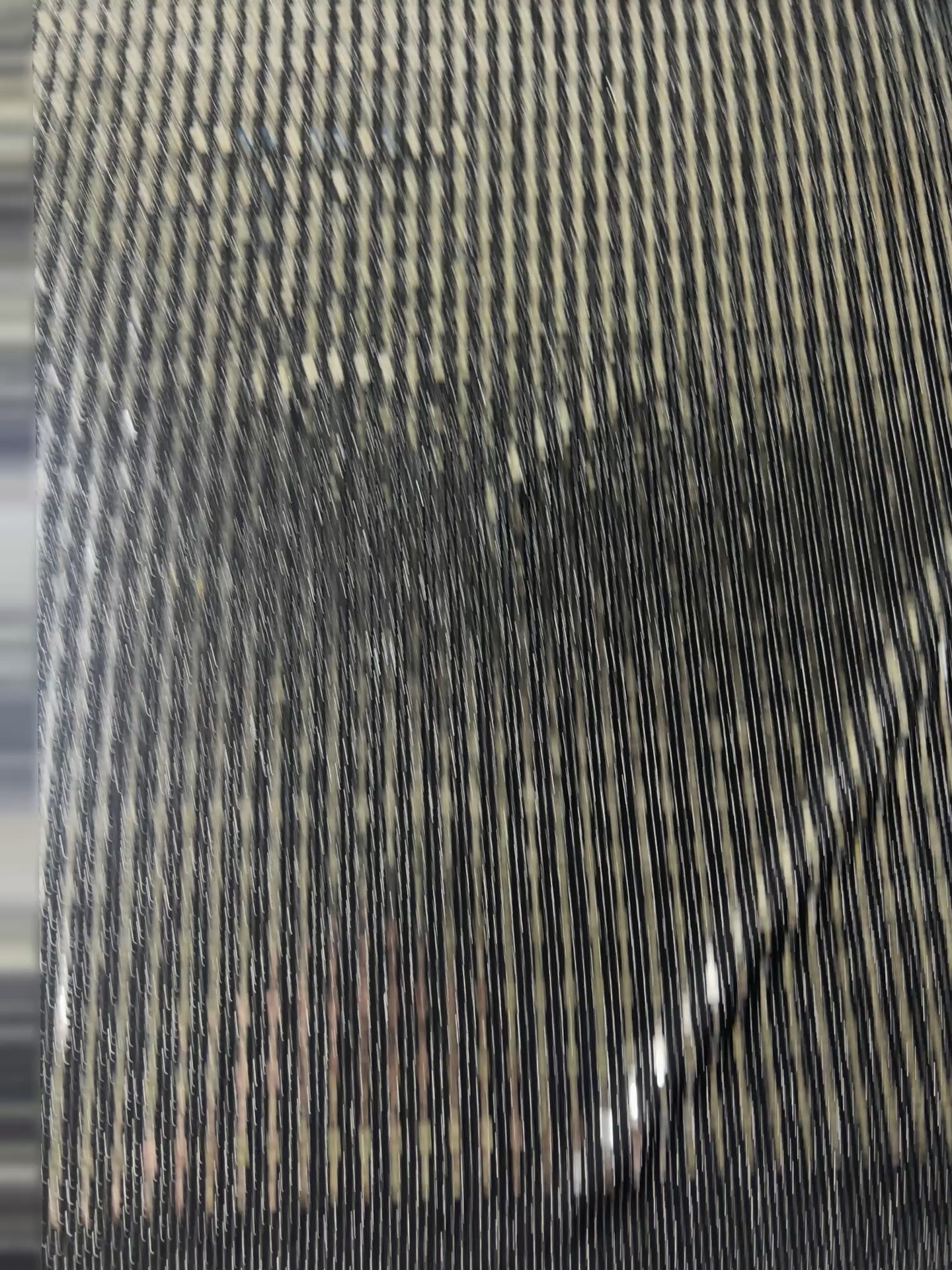 Black Glitter Stripe Stretch Mesh Fabric – Sparkly Sheer Knit – Per Metre