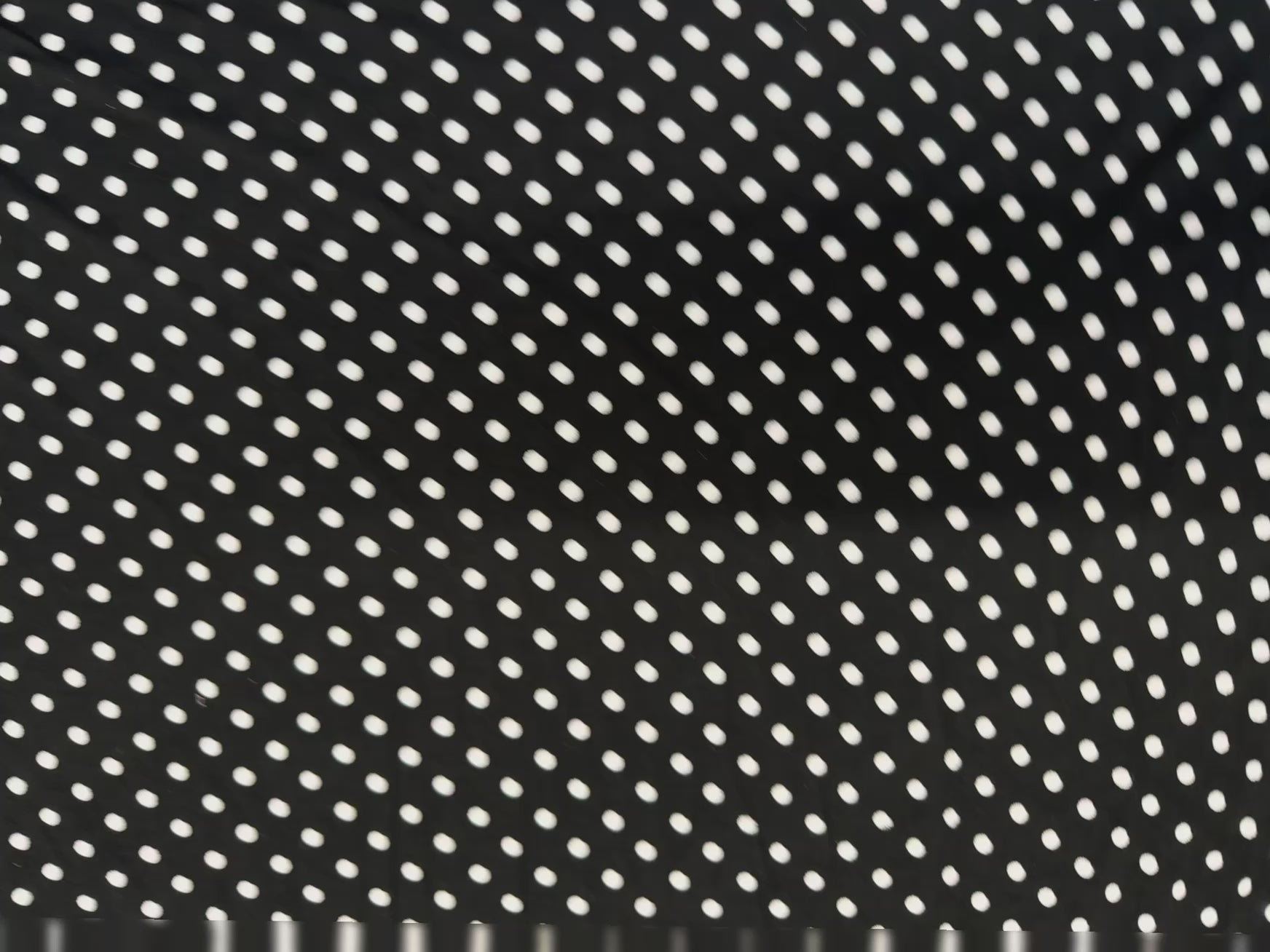 Black & White Polka Dot Viscose Elastane Jersey 147cm