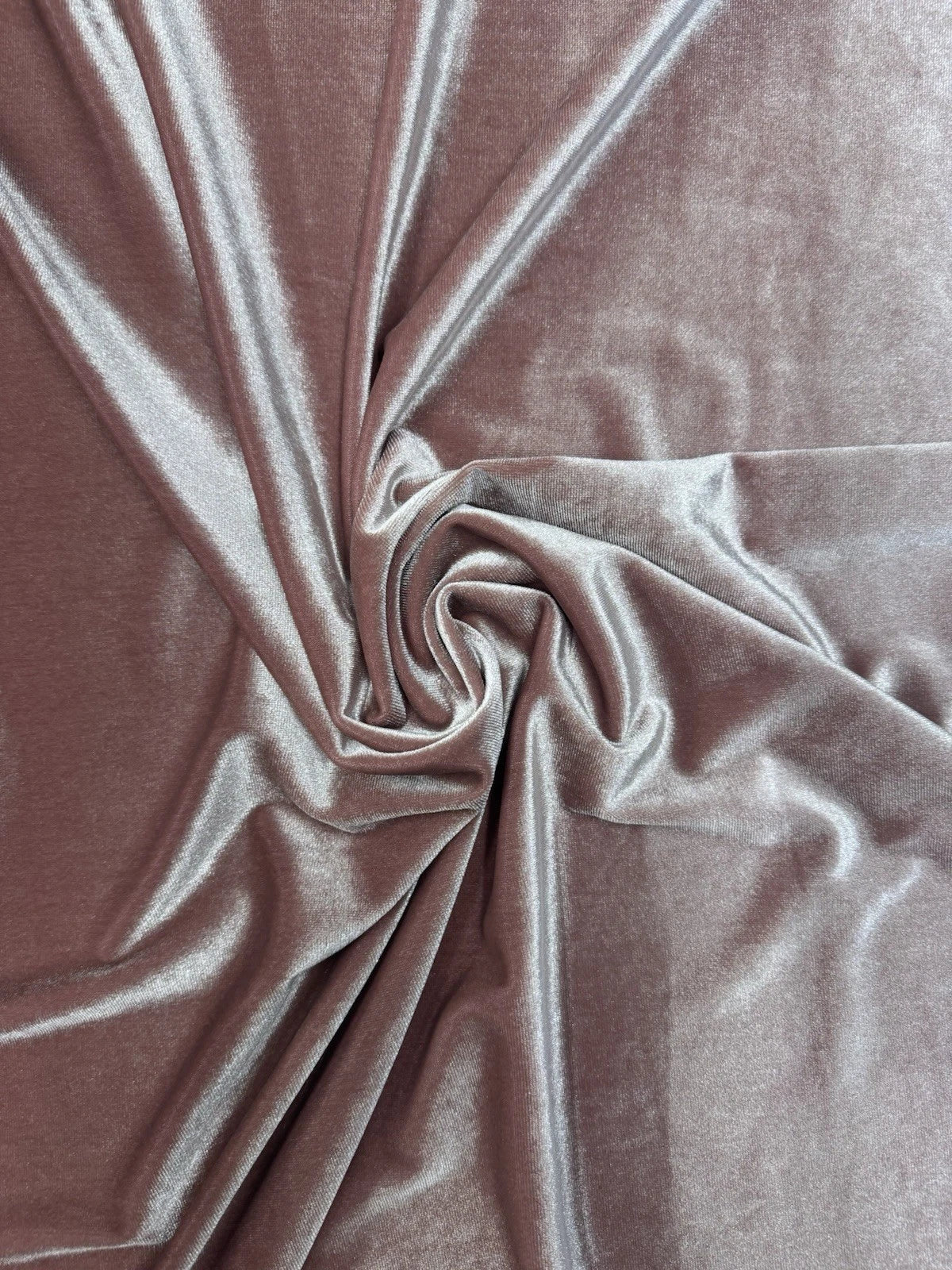 Blush Pink Stretch Velvet Velour Fabric, 145cm Wide, Apparel & Craft